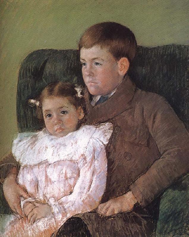 Mary Cassatt Alan and Jadena France oil painting art